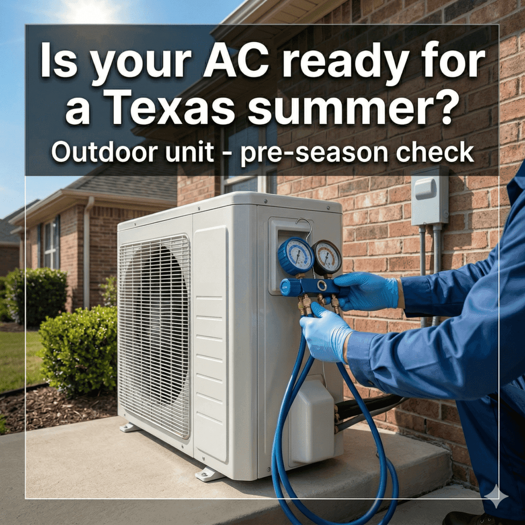 Example Meta ad creative: HVAC pre-summer tune-up offer